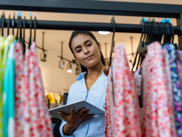 clientele sales associate shopping