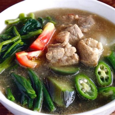  Sinigang na Baboy! A Tangy and Refreshing Sour Soup Perfect for Any Occasion