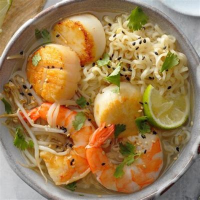  Spicy Scallop Noodles: Can Umami Broth and Crispy Seafood Deliver an Explosion of Flavors?