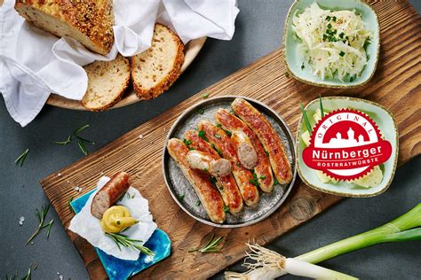 Yuremberg Rostbratwurst: A Savory Symphony Blending Spicy Sausage and Crisp Mustard